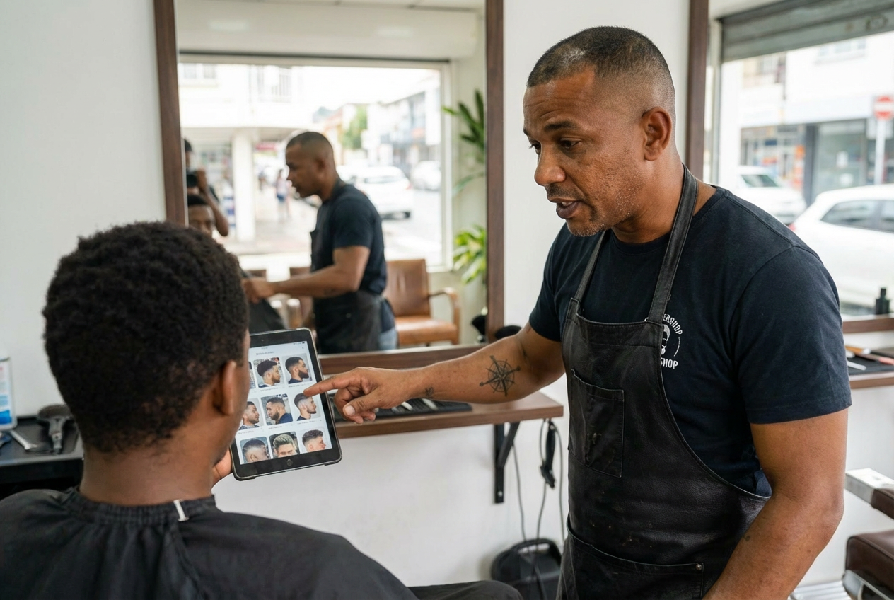 Consultation personnalisée avec notre barbier