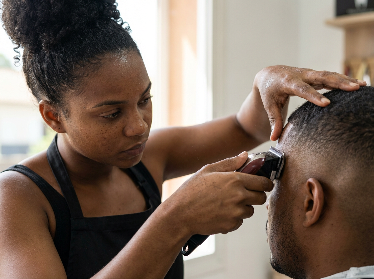 Fade et dégradé avec tondeuse